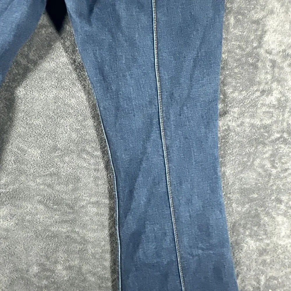 Classic Blue Flared Women's Jeans - Picture 15 of 16